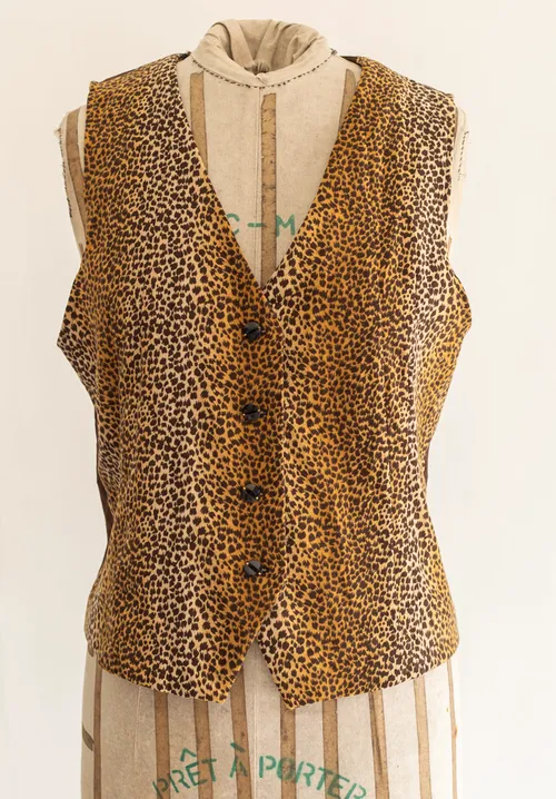 Jaguar Print Vest
