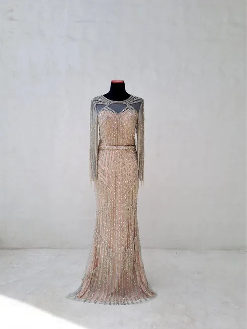 Beaded Couture Dress 