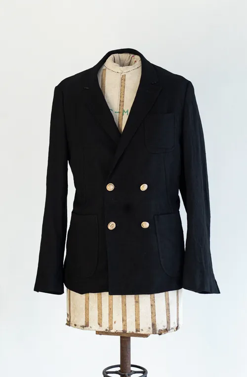 Black Blazer with Gold Buttons