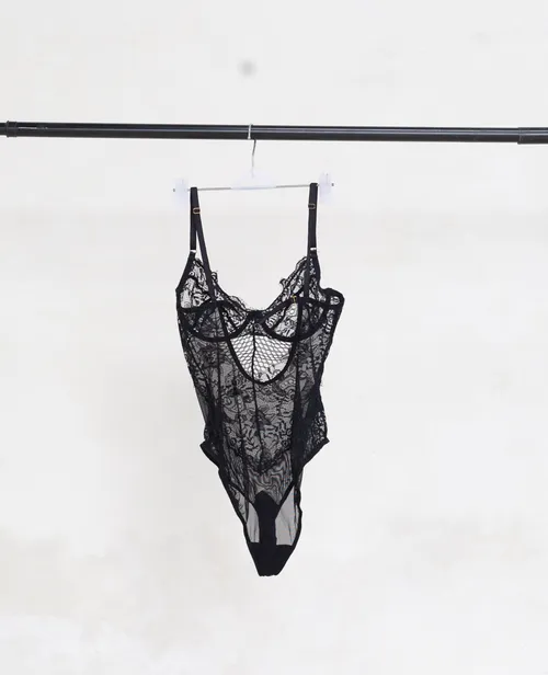 Black Lace Bodysuit