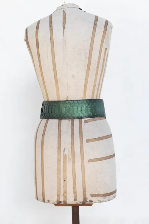  Snake Skin and Scale Pattern Belt ( Snake Shaped Buckle)