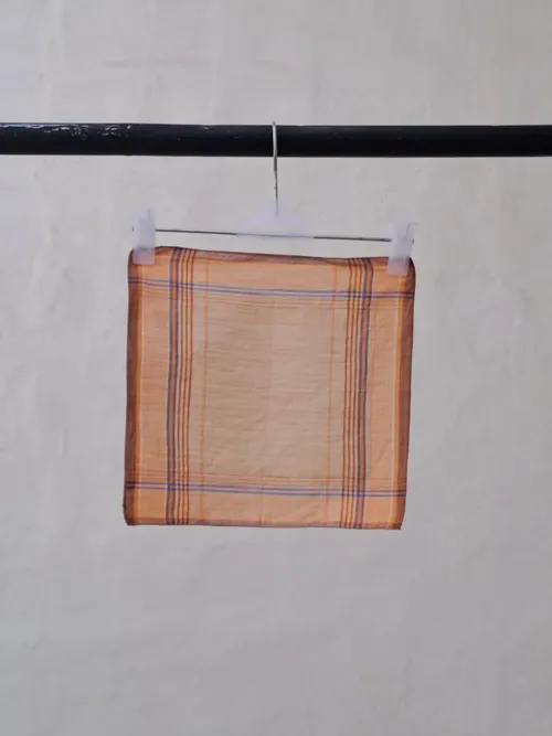 Mens Light Brown Pocket Square