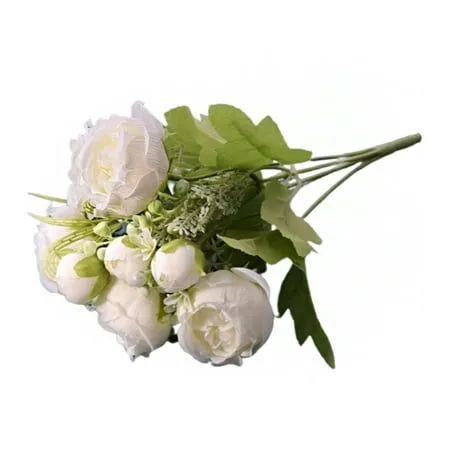 Artificial White Peonies Flower