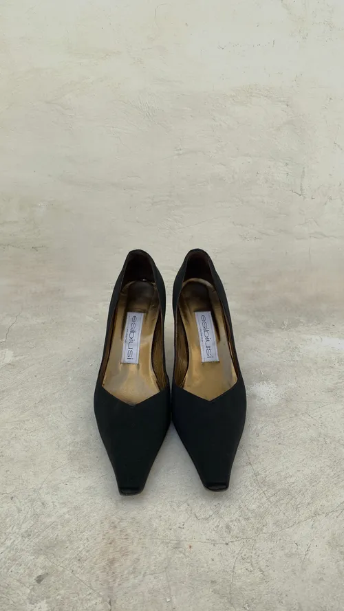 Black Closed Toe Heels