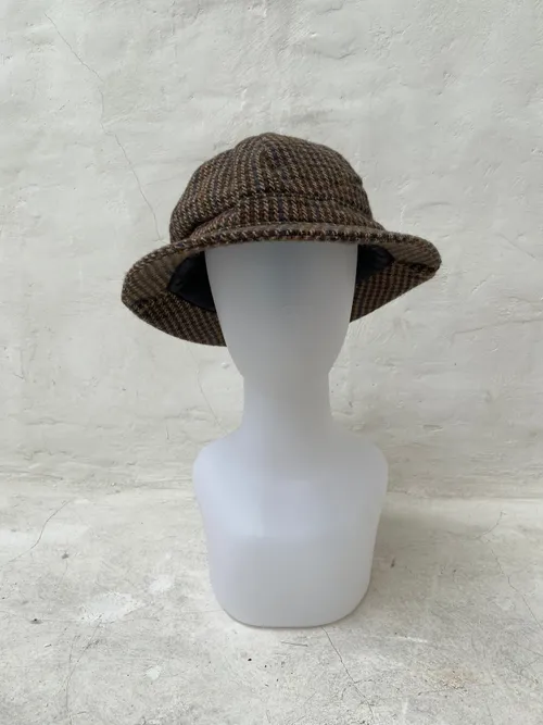 Men's Folding Deerstalker Tweed Hat  