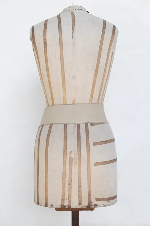 Beige Multi Buckle and Strap Belt