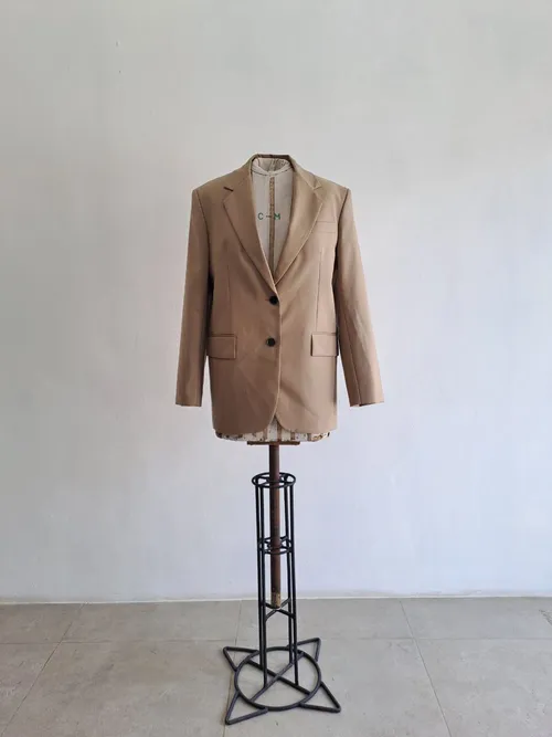 Light Brown Blazer Jacket