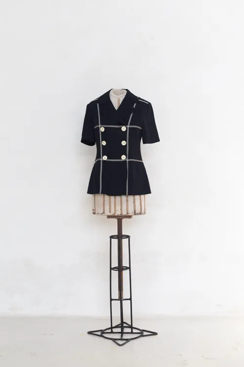 Vintage black 50's jacket