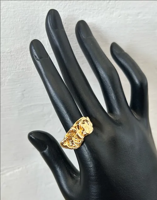 Molten Gold Ring