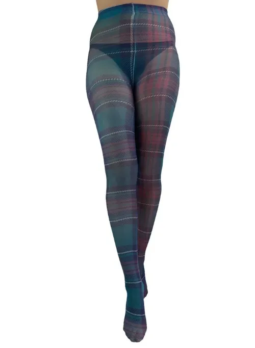 Plaid Tartan Printed Tights