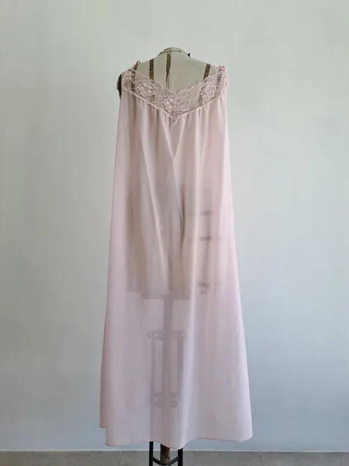 Sheer Pink Slip Dress 
