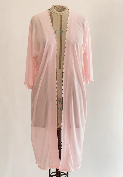 Pink Silk Kimono