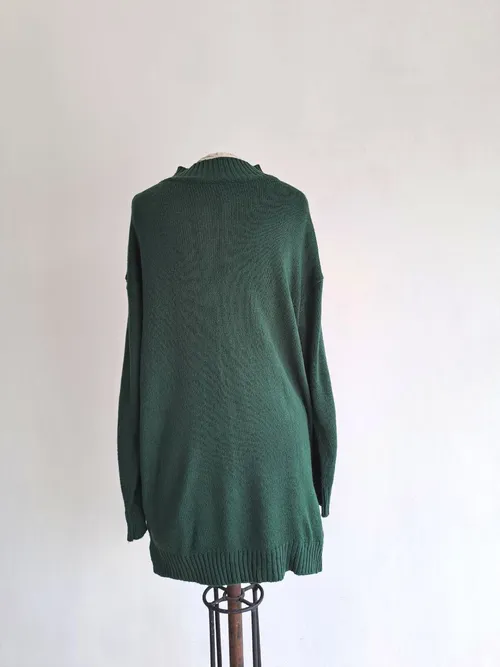 Green Wool Sweater