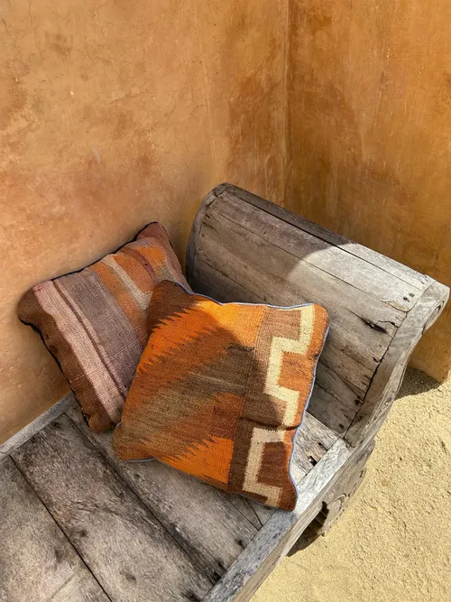 Moroccan Pattern Orange and Brown Pattern