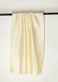 Cream Silk Scarf
