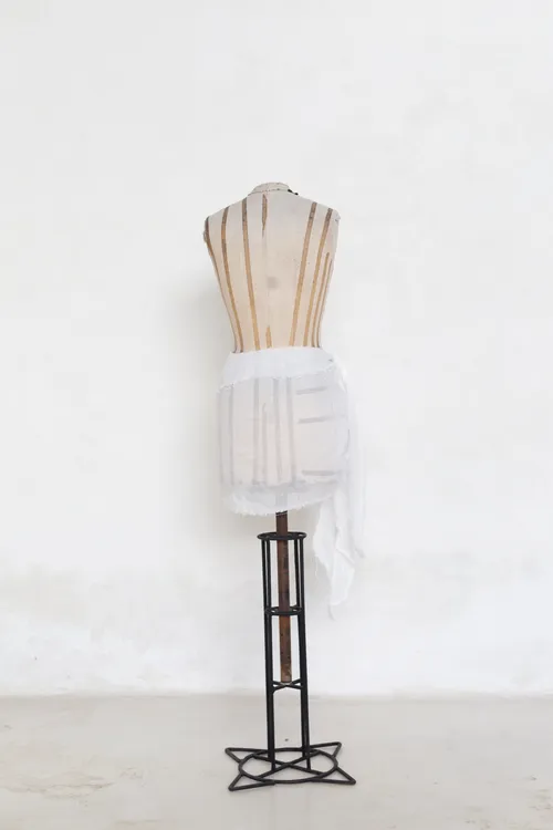 Sheer White Sarong Scarf