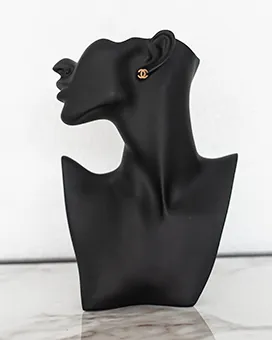 Chanel Emblem Stud Earrings