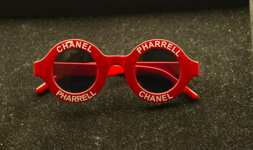 Red ' Pharrell Chanel' Sunglasses