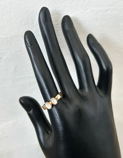 Double Pearl Ring