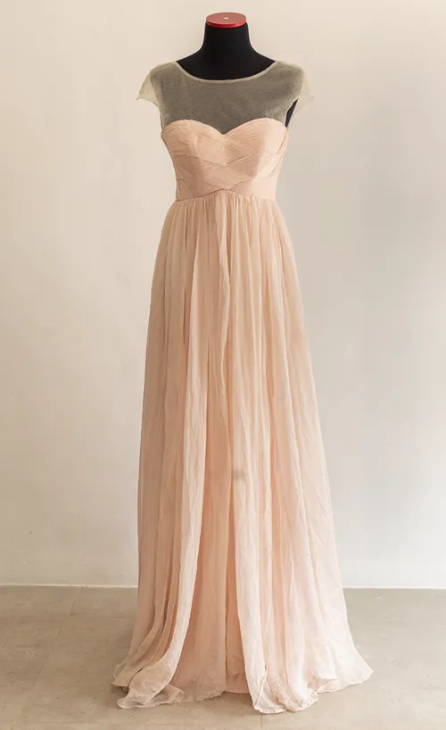 Pale Pink Vintage Ball Gown