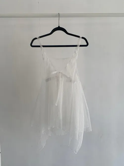 Sheer Glitter Camisole 