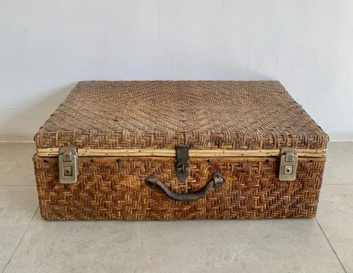 Wicker Suitcase