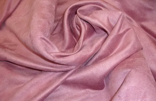 Pink Suede Fabric