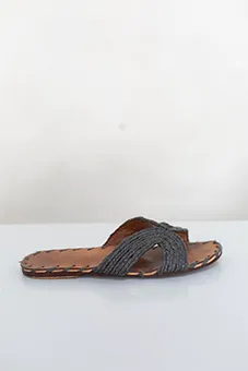 Braided Straw Sandals