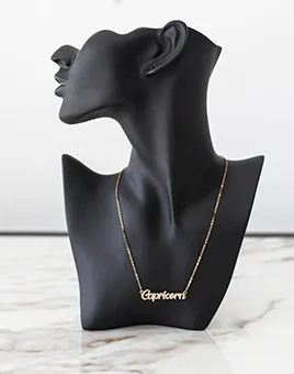 Capricorn Zodiac Sign Gold Chain