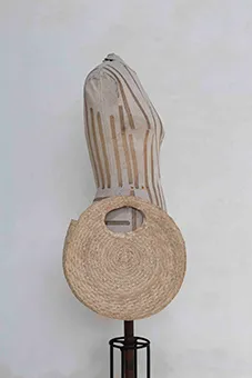 Straw Round Shaped Bag