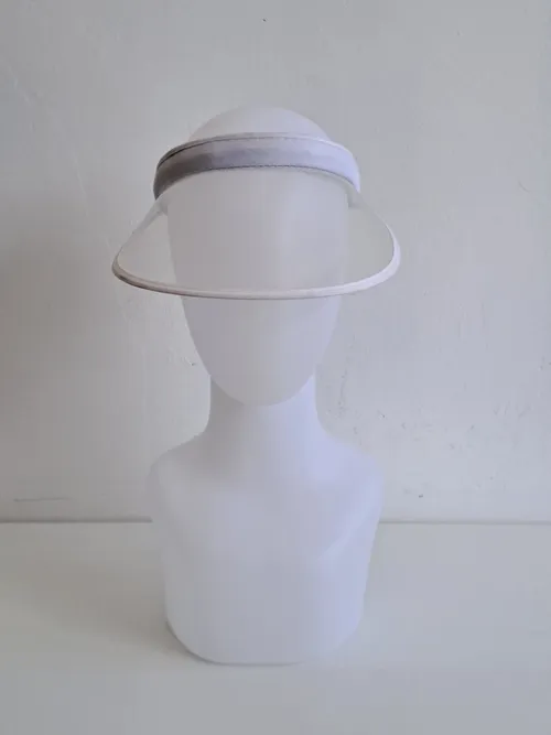 Clear White Visor