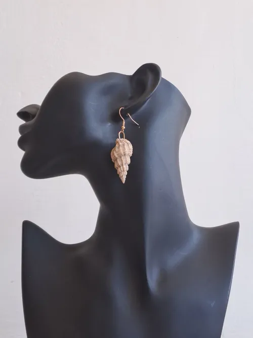 Sea Snail Drop Earrings