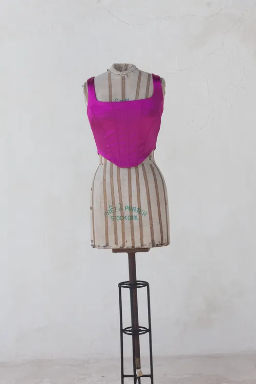 Fuchsia Pink Bustier