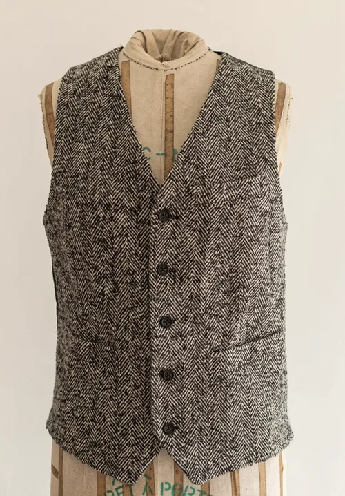 Grey Wool Vest