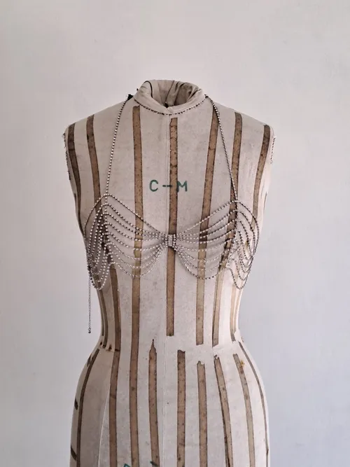 Rhinestone Bra Body Jewelry