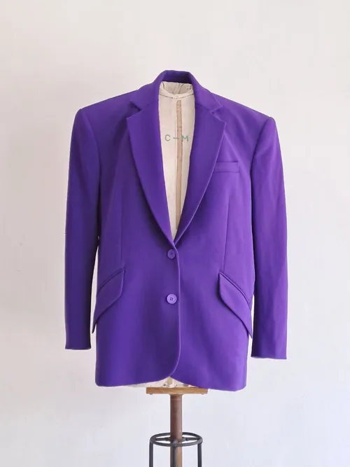 Oversize Purple Jacket