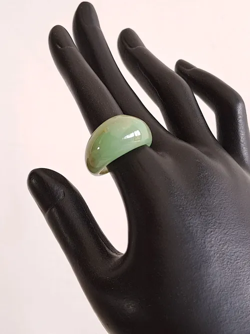 Chunky Green Ring