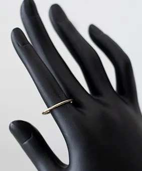 Classic Thin Gold Ring Band