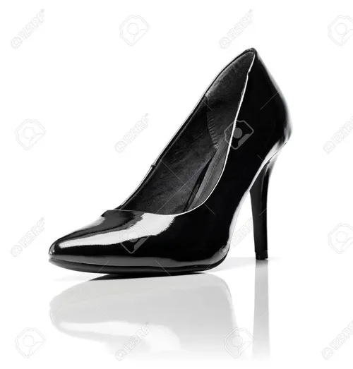 Black Shiny Stilettos