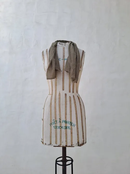 Rustic Taupe Grey Scarf