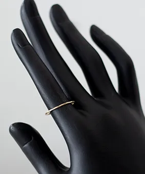 Classic Design Thin Gold Ring