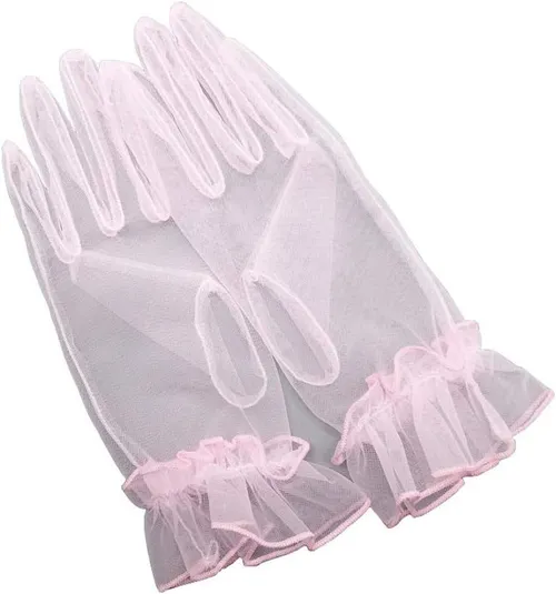 Sheer Pink Gloves 