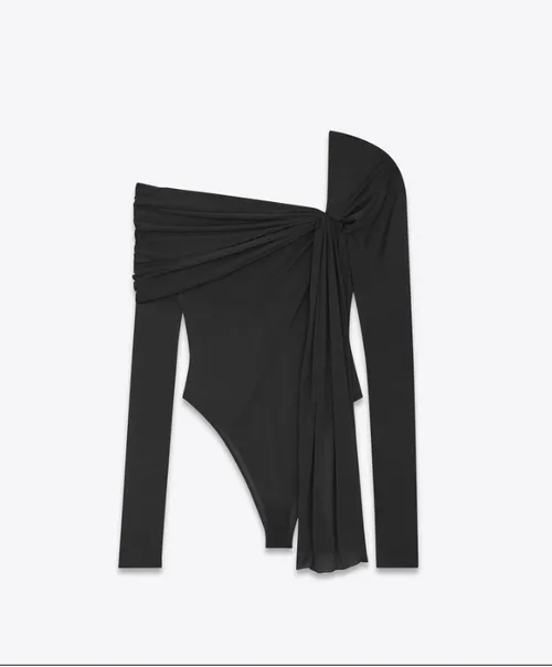 YSL Draped Bodysuit