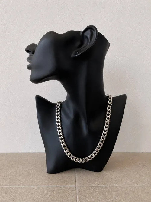 Chunky Silver Chain Necklace