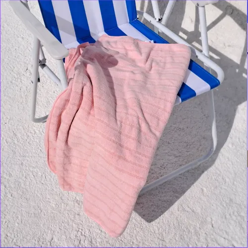 Pink Stripe Towel