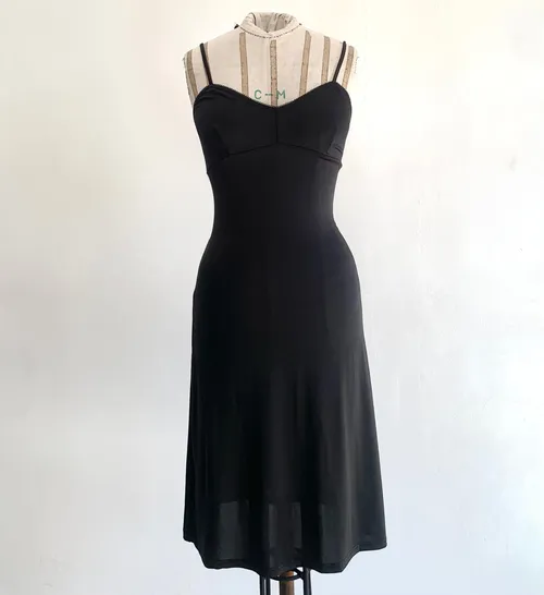 Zimmermann Black Slip Dress