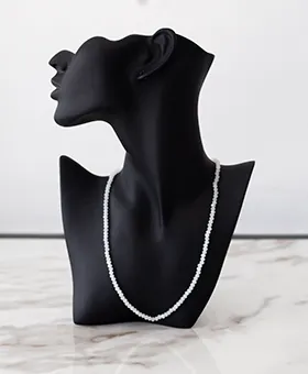 White Bead Necklace