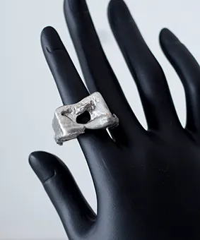 Silver Sculptural Ring