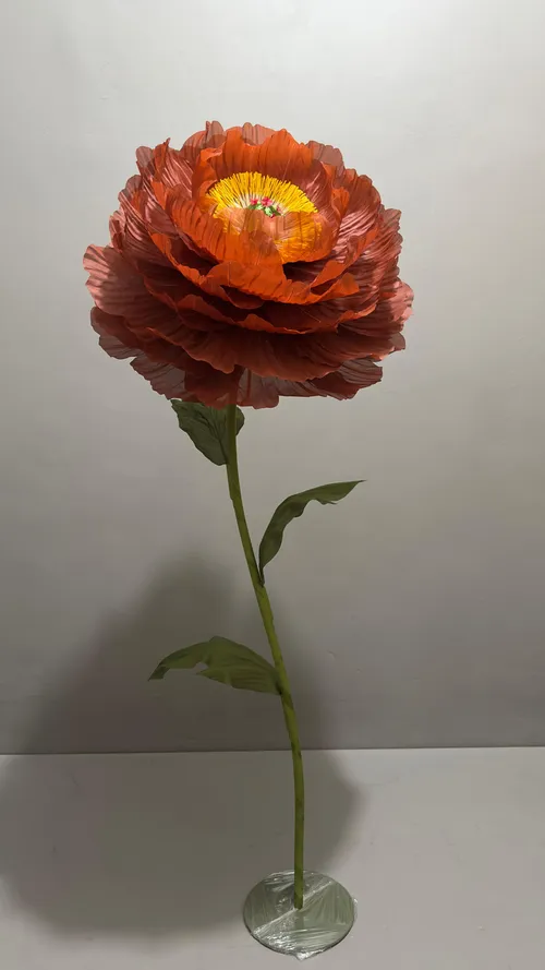 Giant Burnt Orange Flower