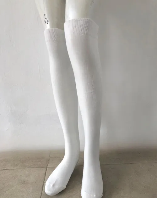 Knee High White Socks